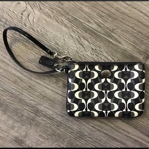 Coach waistlet black, white and grey